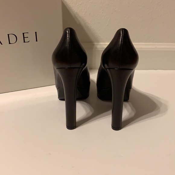 NEW $875 Casadei Leather Heels sz IT 38 - Picture 4 of 11